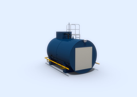 station service mobile portative mobipack gasoil gnr erla technologies fabricant -- Cliquez pour voir l'image en entier
