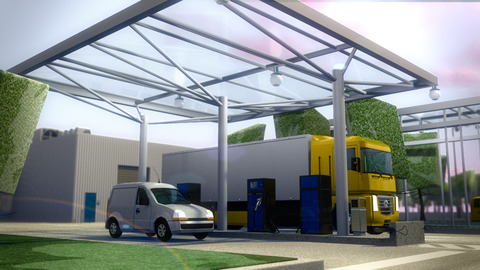 station service mobile portative mobipack gasoil fuel -- Cliquez pour voir l'image en entier